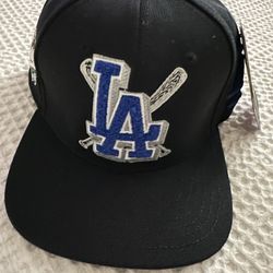 New Pro Standard SnapBack Los Angeles Dodgers Black Hat