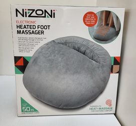 Nizoni Electronic Heated Foot Massager Therapeutic Heat Vibrating Massage