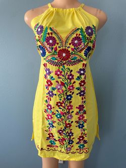 Mexican artesanal dress small