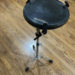 Practice Drum Pad With Stands Like New