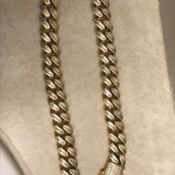 Gold Plated Thick Cuban 