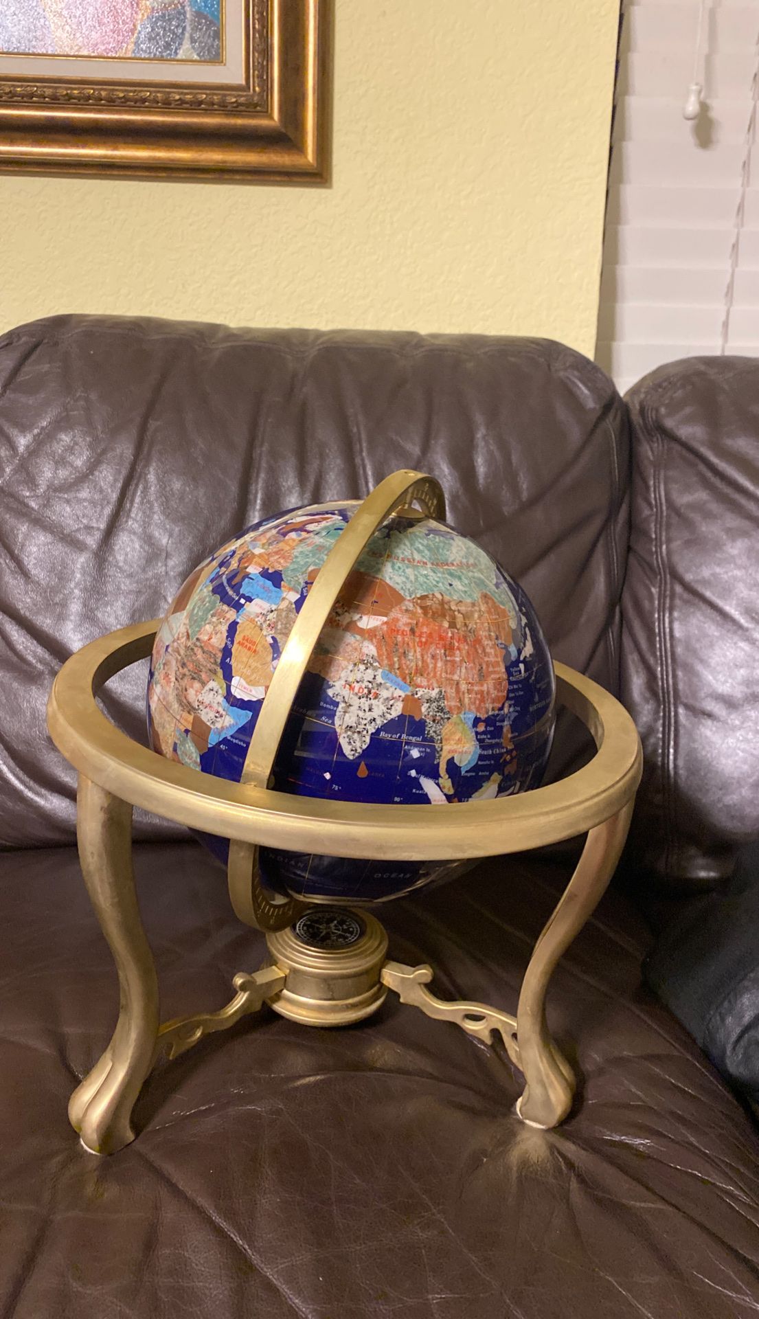 Antique glass globe