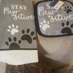 Dish Towel And Potholder 