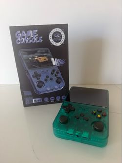 New In Box R36S Retro Handheld Game Console - 64GB Translucent Green