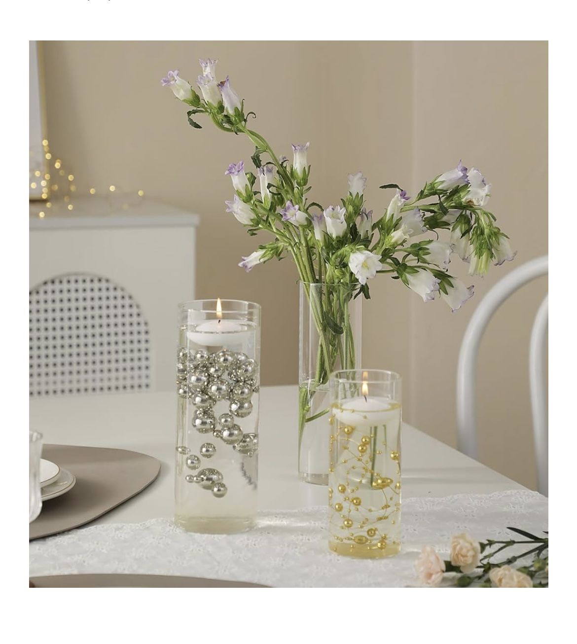 Cylinder Vases for Centerpieces