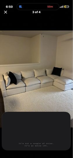 MODULAR SECTIONAL IN BEIGE 🛋️🤍🛋️ ONLY $1 down !!!!