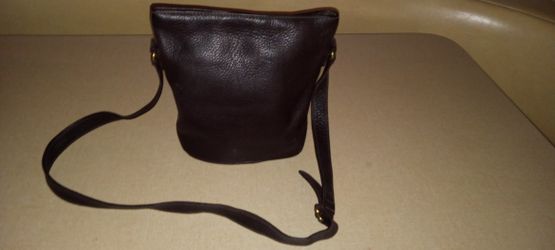 Vintage Coach Black Pebble Leather 4907