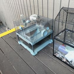 Multiple small animal cages must go!
