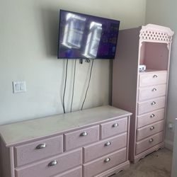 Pink Girls  Bedroom Dressers