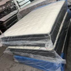 Mattress Queen Size Brand New Pillow Top .Colchones Nuevos 