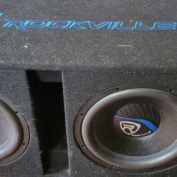 Rockville Dual 12 Subs In Box