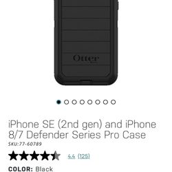 Otterbox Defender Case For iPhone 7/8