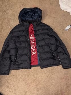 Tommy figure rain hoodie