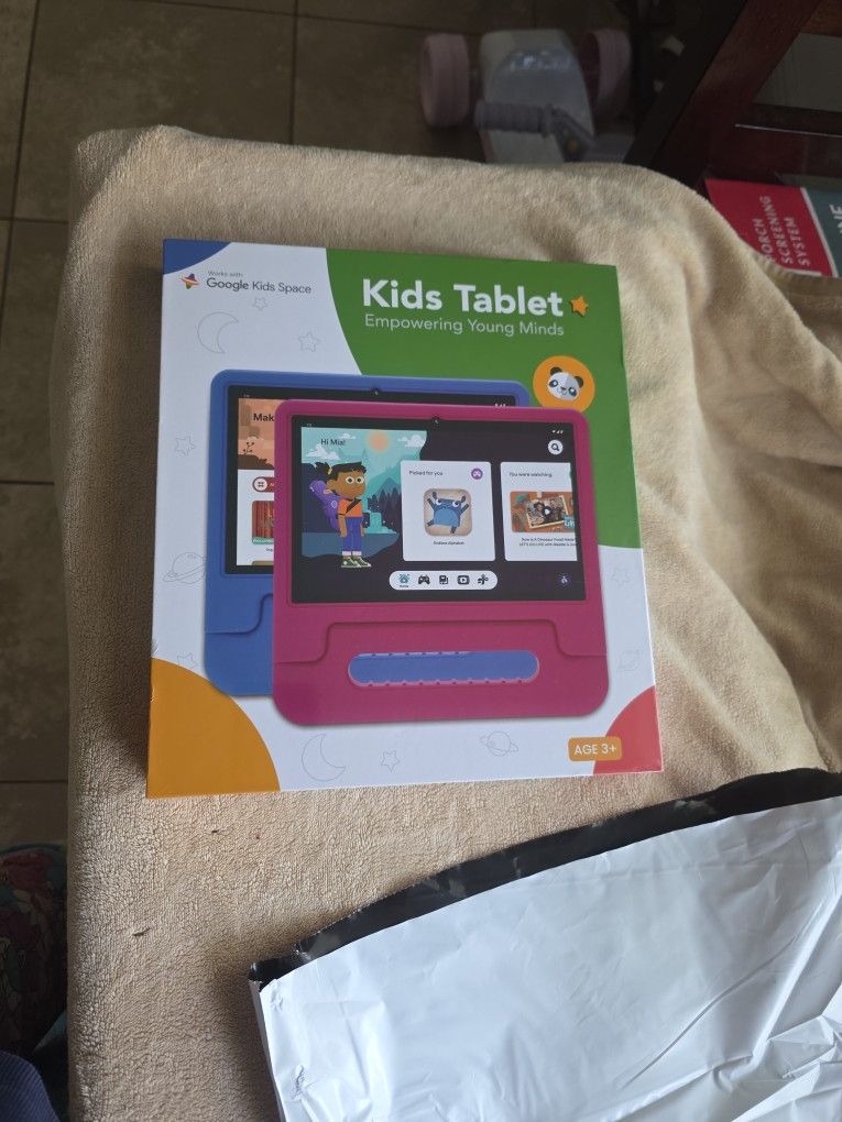 New Never Opened - ApoloSignage Kids Tablet, 10.1-inch Android 13 Tablet for Kids, Expandable Storage, Long Battery, WiFi, Bluetooth, Drop-Proof Case