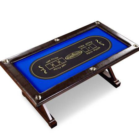 Barrington Premium Solid Wood Poker Table for Board Games, Card Games