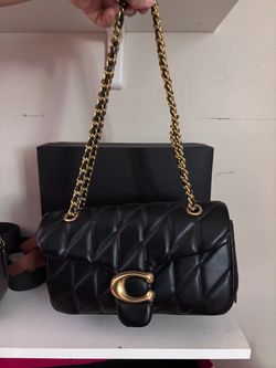 Coach Quilted Leather Chain Shoulder Bag