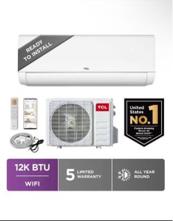 NEW TCL Mini Split 12,000 BTU 17 SEER – $400