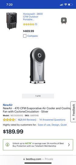 Newair Air Cooler Fan
