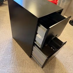 Metal Black File Cabinet
