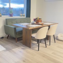 68 in wood dining table great condition 225