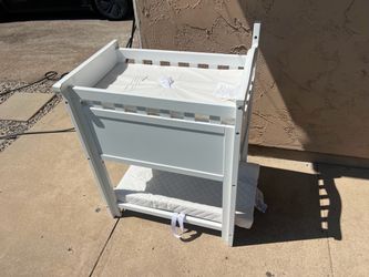 Crib and changing table