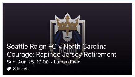 Seattle Reign tickets TONIGHT