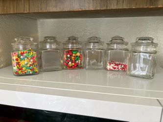 Apothecary jars $3 each