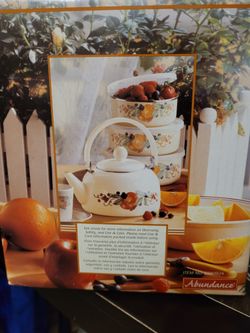 Tea kettle N Storage Bowels.