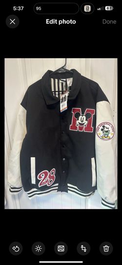 Disney Varsity Jacket Men’s XL Left