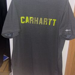 Carhartt Force Relaxed Fit Gray Short Sleeve T Shirt