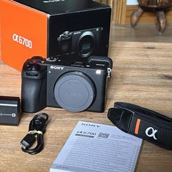 Sony Alpha a6700 Mirrorless Camera
