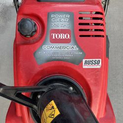 Toro Snowblower - Commercial Grade
