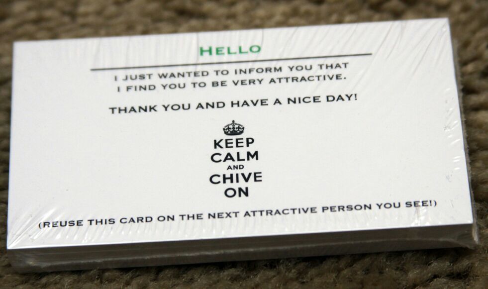2 pack - Chive "Hello" Cards (25 cards per pack)