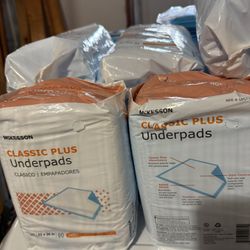 Body Meds Disposable Underpads Moderate Absorbency  I have over 100 packs of these  Going for $100.00 or your best offer. Pick up in Powder Springs Ga