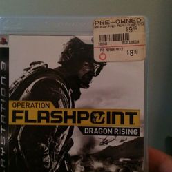 PS3 game operation flashpoint dragon rising shooter