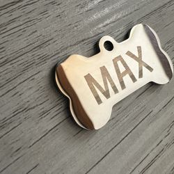 Custom Laser Engraving Pet ID Tags