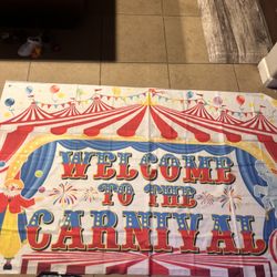 Welcome to the carnival banner