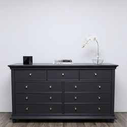 Black dresser