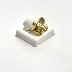 10kt Real Gold Flower Ring For Women