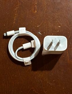iPhone charger 20 W and cable