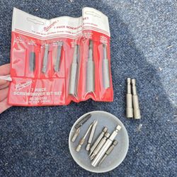 Milwaukee 7 pc. Screwdriver Bit Set #48-30-0100 - 1/4" Hex Drive