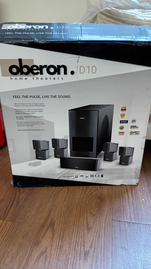 Oberon D10 Home Theater Surround Sound System 