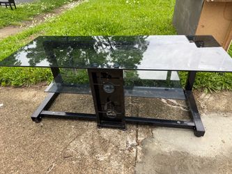 Black tv stand