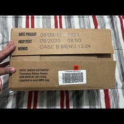 Military Surplus MRE’s