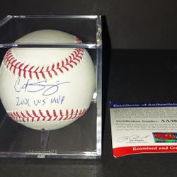 Curt Schilling autographed baseball PSA/DNA COA