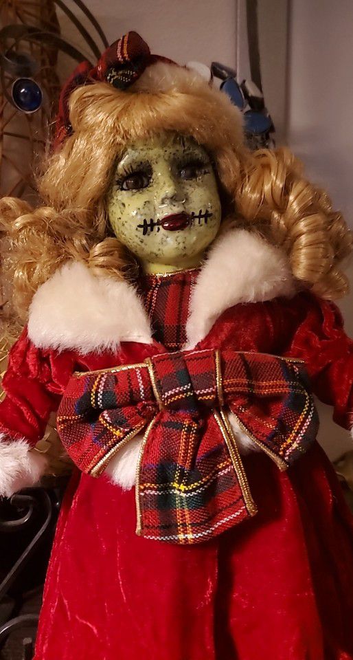 Christmas Chrissy OOAK doll