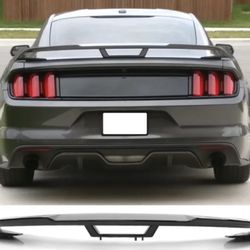 Fits 15-22 Ford Mustang 18+ Performance Pack Style Trunk Spoiler Gloss Black ABS