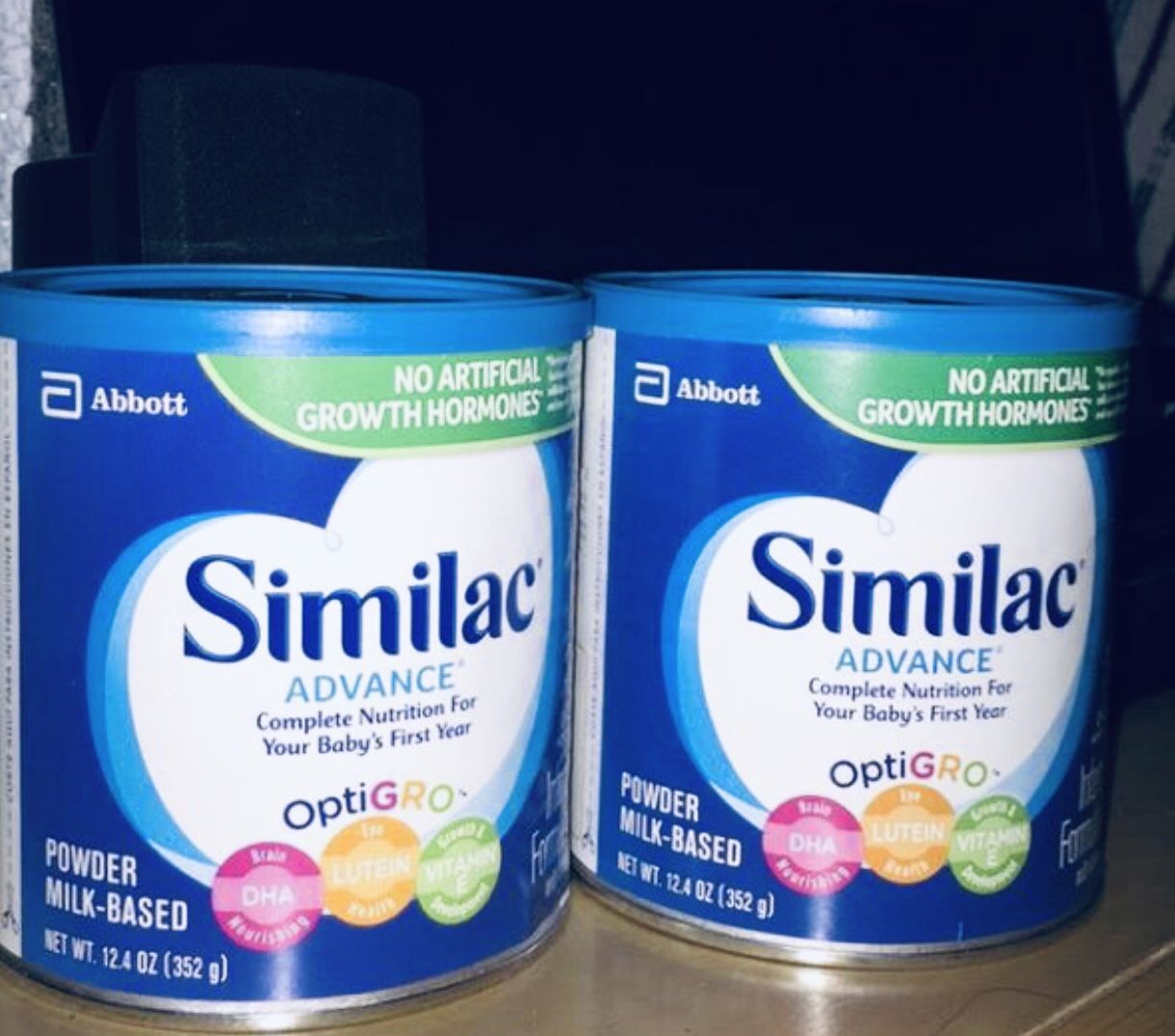 BABY FORMULA / BLUE SIMILAC ADVANCE CANS