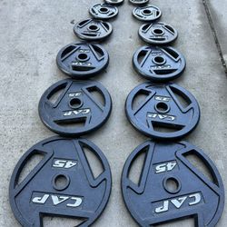 Olympic Cap Weights 45s Down To 2.5 245lbs 
