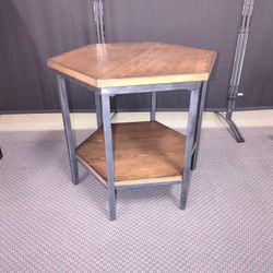 Hexagon End Table 